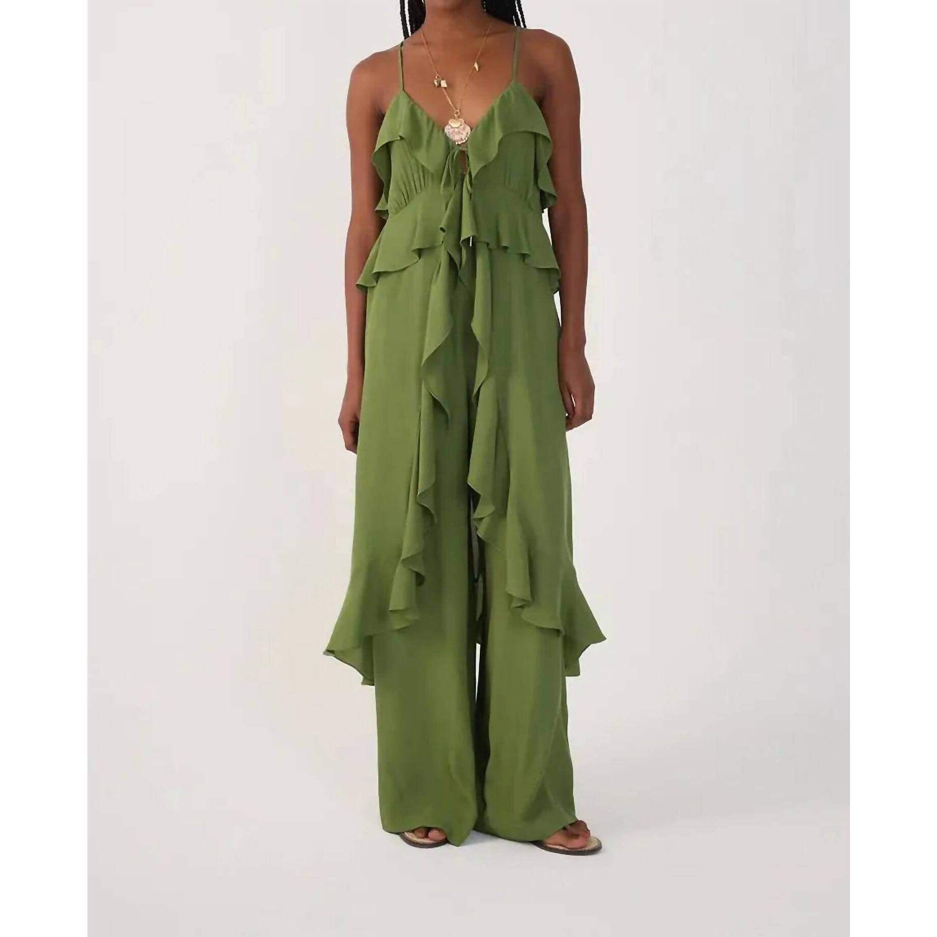 New Dress To Sofia Tunic Top In Coconut Green